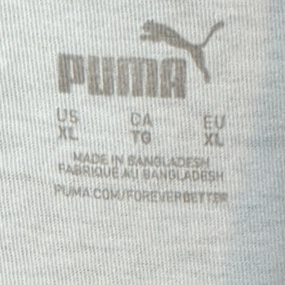 Puma XL White Polo Shirt Golf Casual‎ Athletic Short Sleeve Menswear - Picture 2 of 6